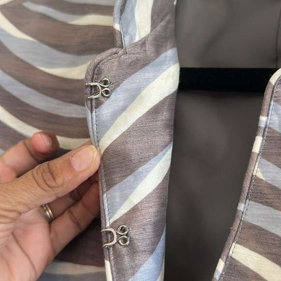 Lafayette 148 Striped Evening Jacket - Picture 9 of 9